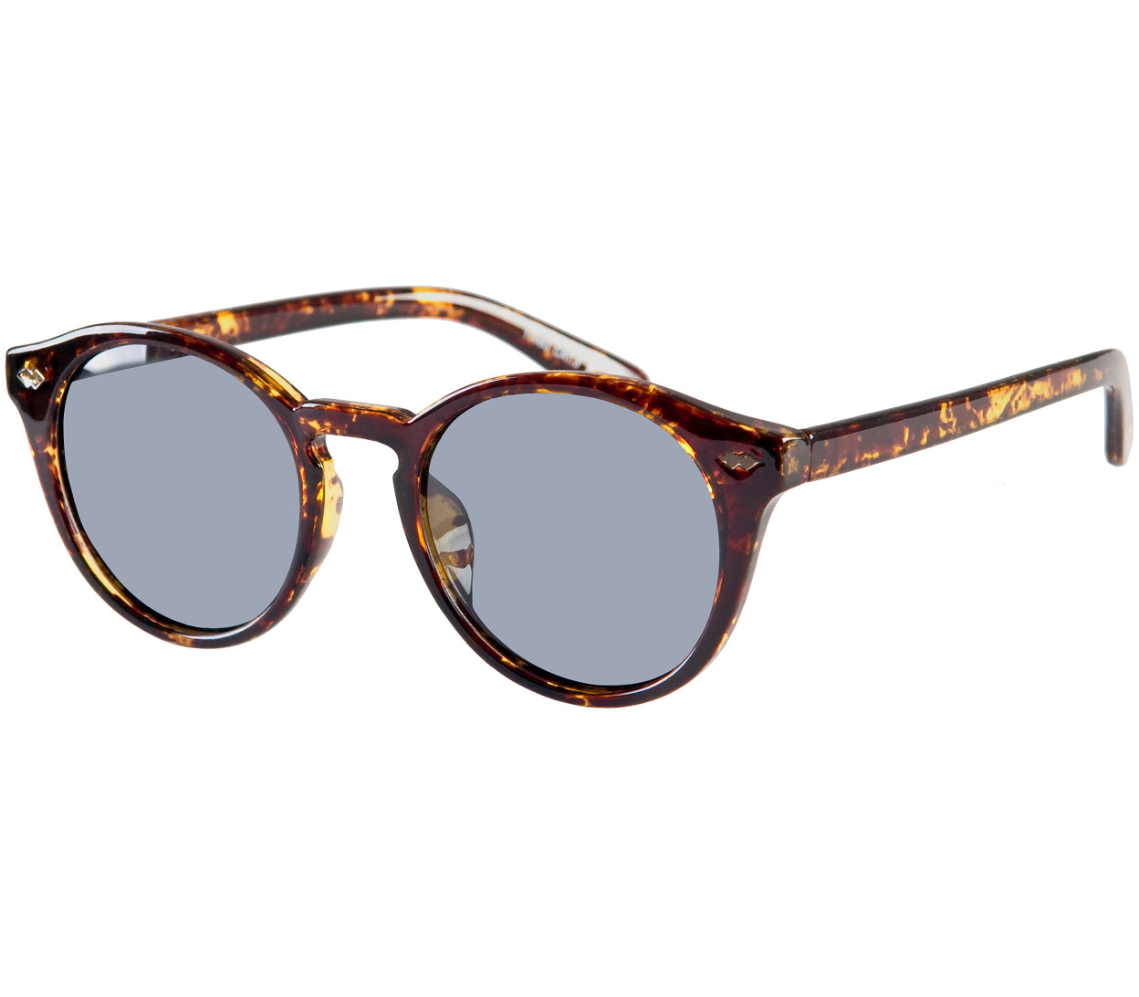 Main Image (Angle) - Lorenzo (Tortoiseshell) Retro Sunglasses