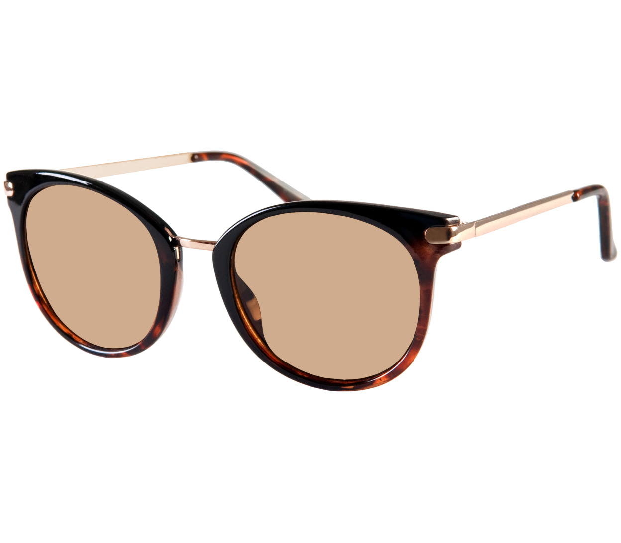 Main Image (Angle) - Vera (Two Tone) Retro Sunglasses