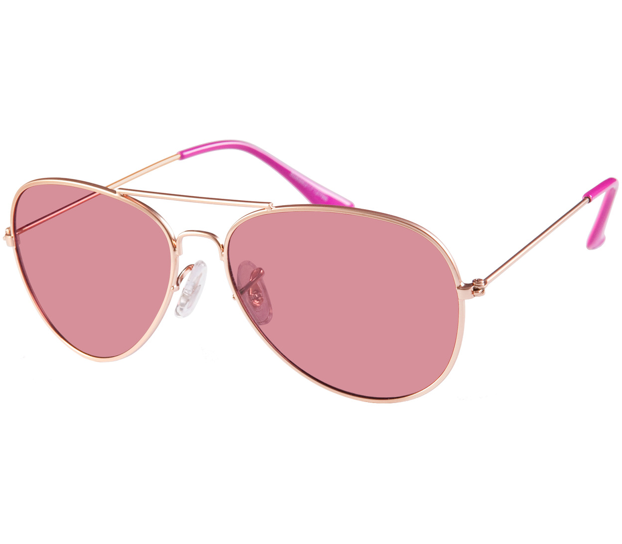 Main Image (Angle) - Bliss (Gold) Aviator Sunglasses