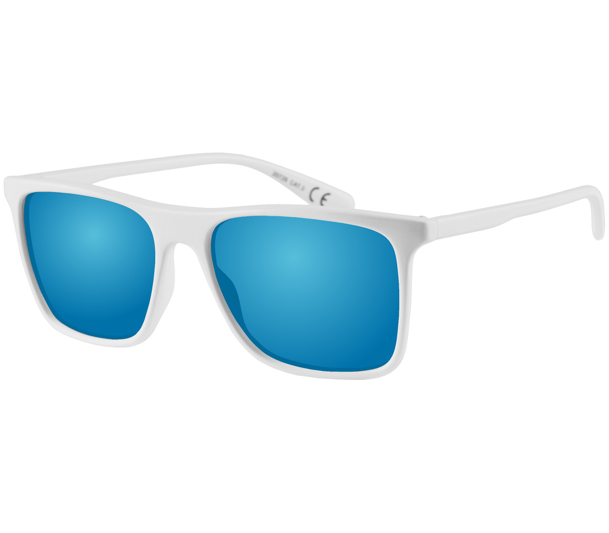 Main Image (Angle) - Summit (White) Wayfarer Sunglasses