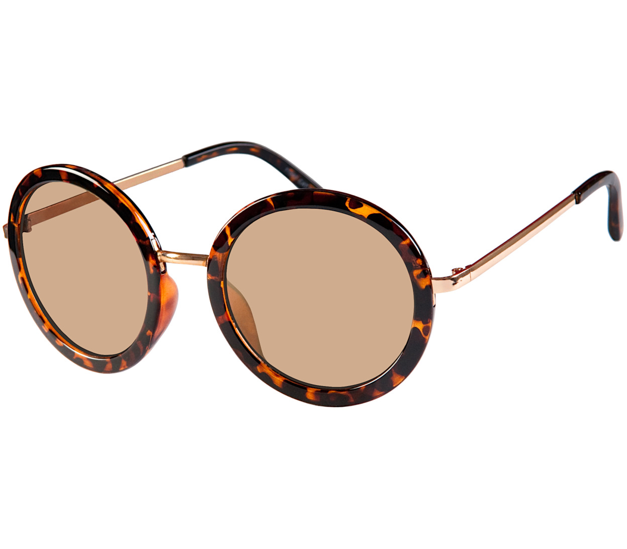 Main Image (Angle) - Rose (Tortoiseshell) Retro Sunglasses