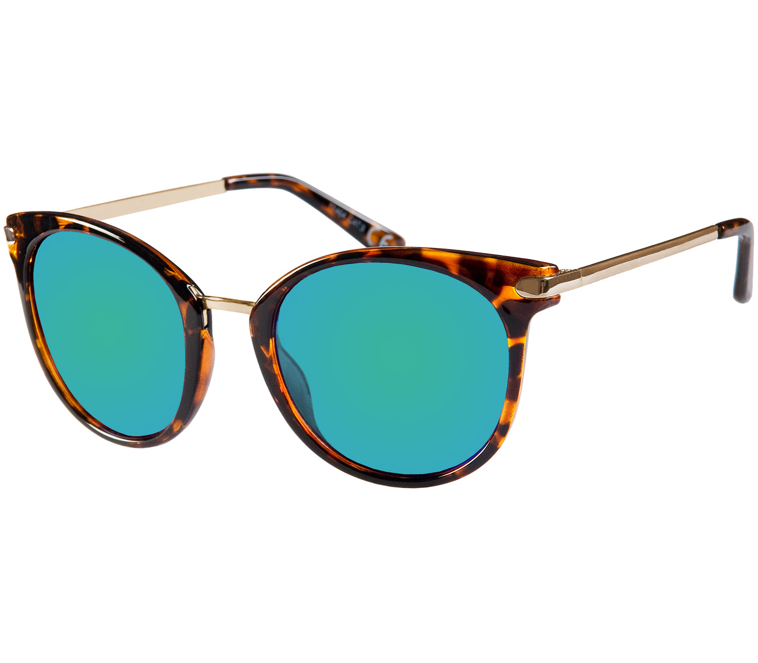 Main Image (Angle) - Vera (Tortoiseshell) Retro Sunglasses