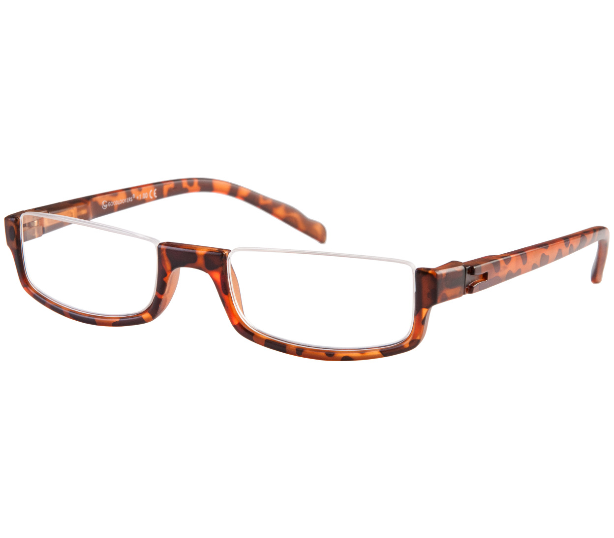 Sloane (Tortoiseshell) Semi-rimless Reading Glasses