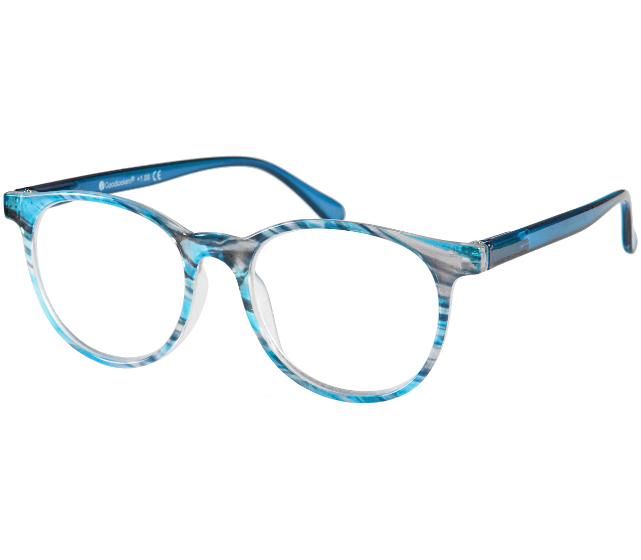 Main Image (Angle) - Isla (Blue) Fashion Reading Glasses