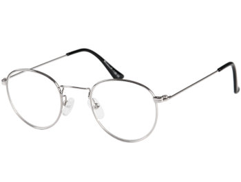 Washington (Silver) Retro Reading Glasses