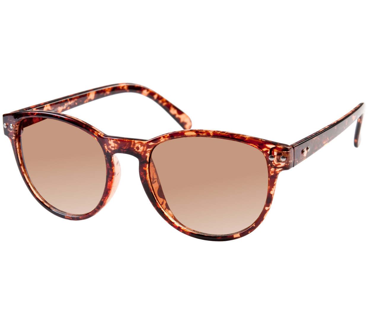 Main Image (Angle) - Newhaven (Tortoiseshell) Retro Sunglasses