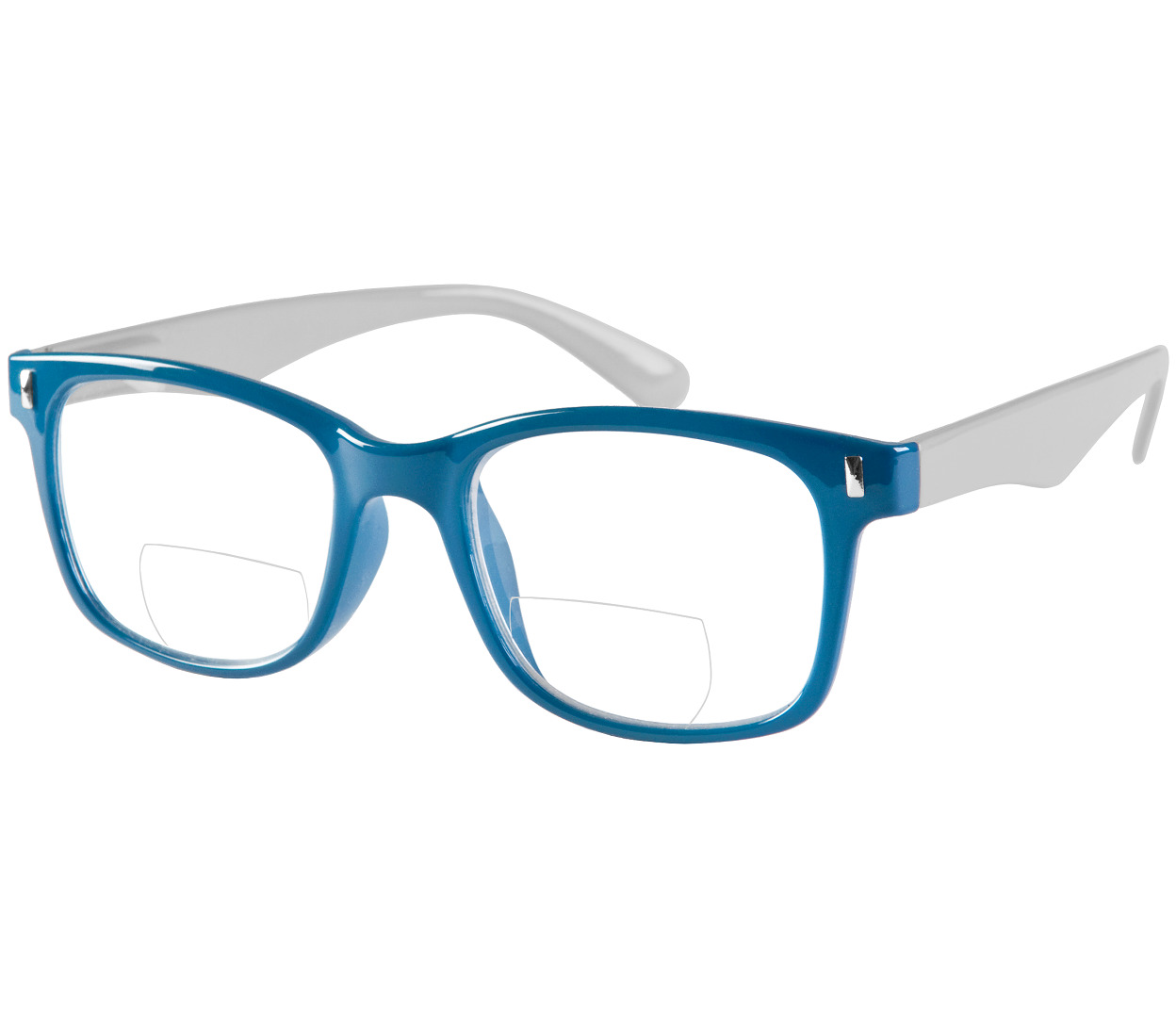 Main Image (Angle) - Otter (Blue) Bifocal Reading Glasses