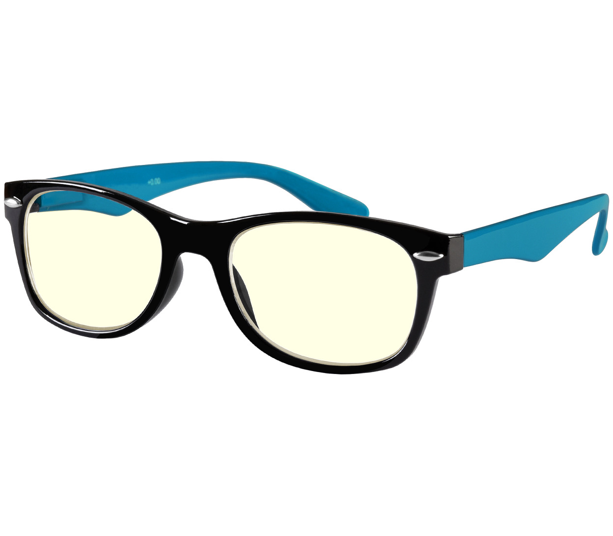 Main Image (Angle) - Network (Black) Computer Glasses Reading Glasses