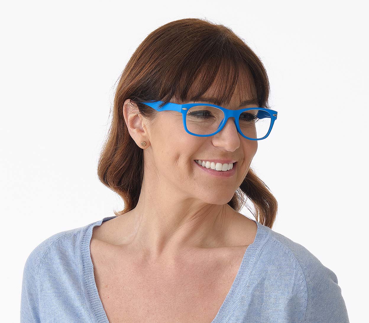 Harper Blue Reading Glasses - Tiger Specs