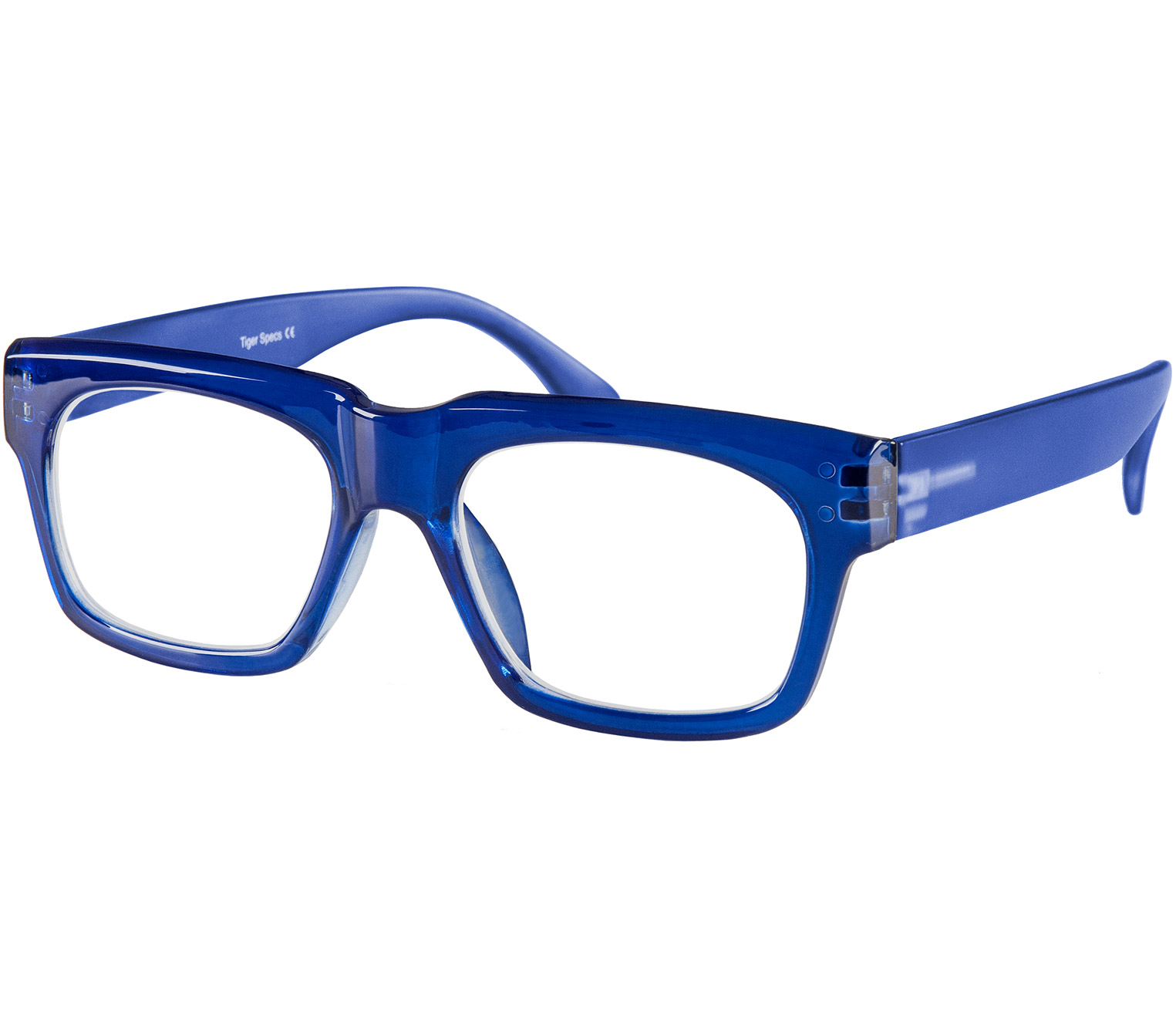 Showbiz Blue Reading Glasses Tiger Specs