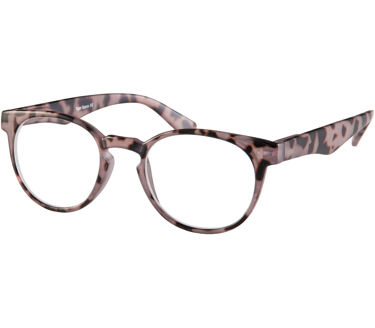 Main Image (Angle) - Fairfax (Grey Tortoise) Retro Reading Glasses