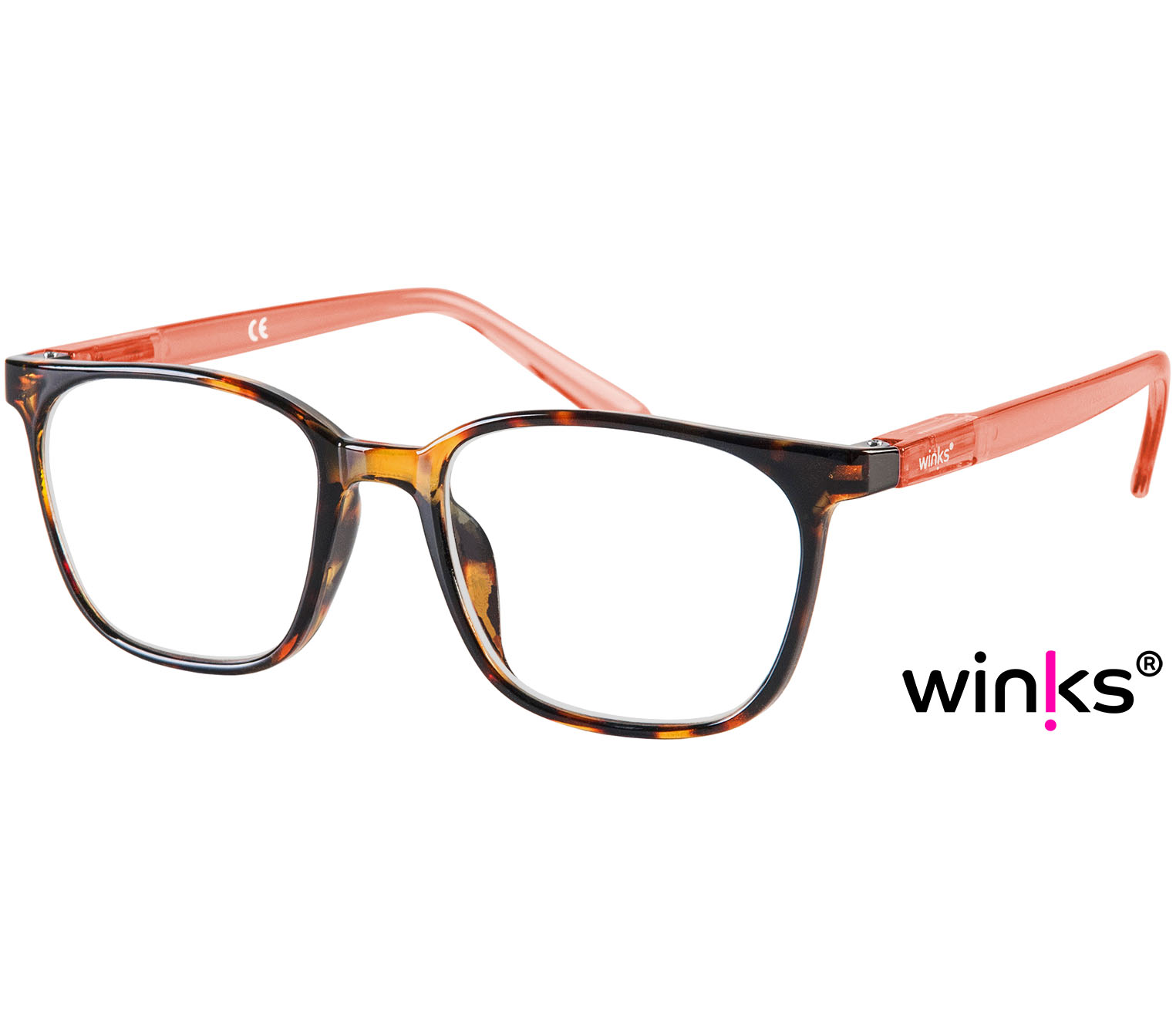 Main Image (Angle) - Artist (Tortoiseshell) Retro Reading Glasses