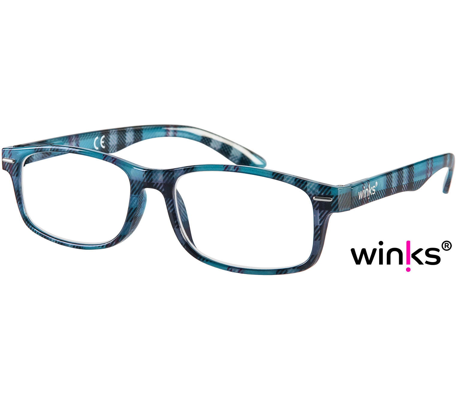 Main Image (Angle) - Bounce (Multi-coloured) Classic Reading Glasses