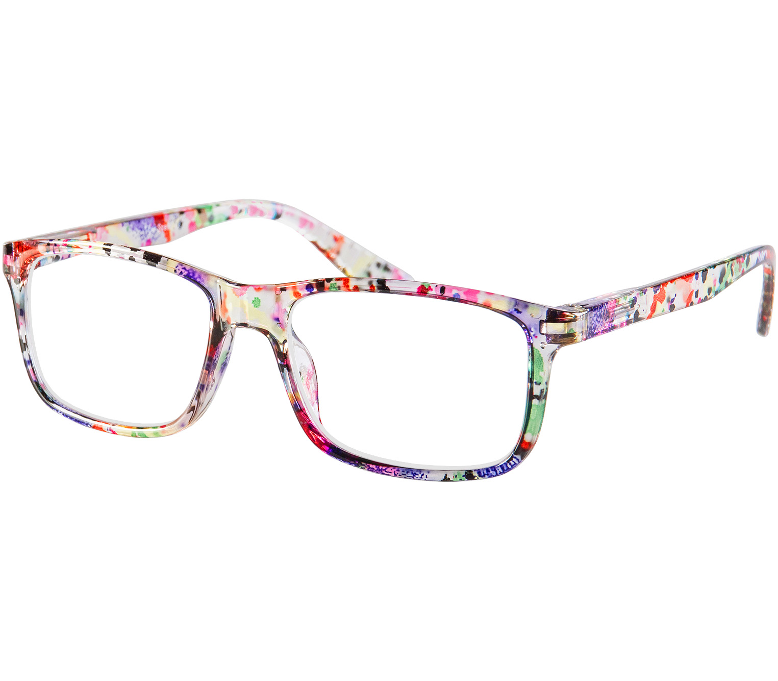 Main Image (Angle) - Dexter (Multi-coloured) Classic Reading Glasses