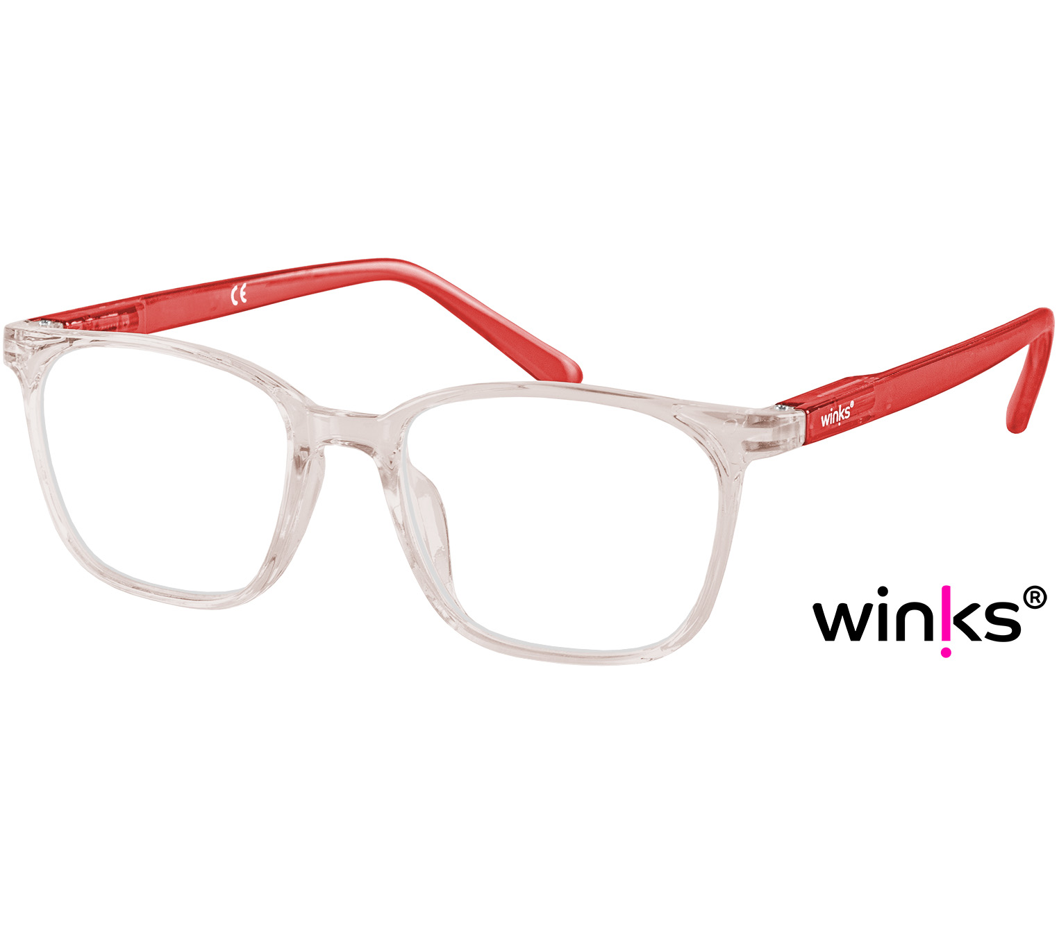 Main Image (Angle) - Artist (Grey) Retro Reading Glasses