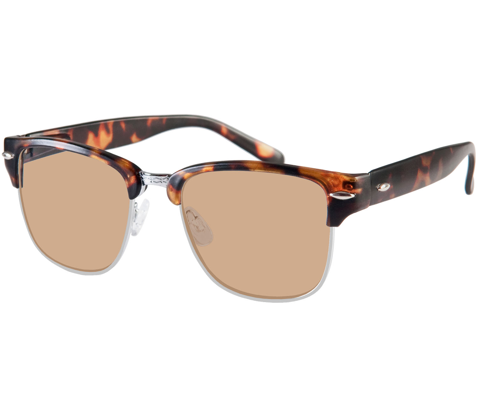 Main Image (Angle) - Capital (Tortoiseshell) Retro Sunglasses