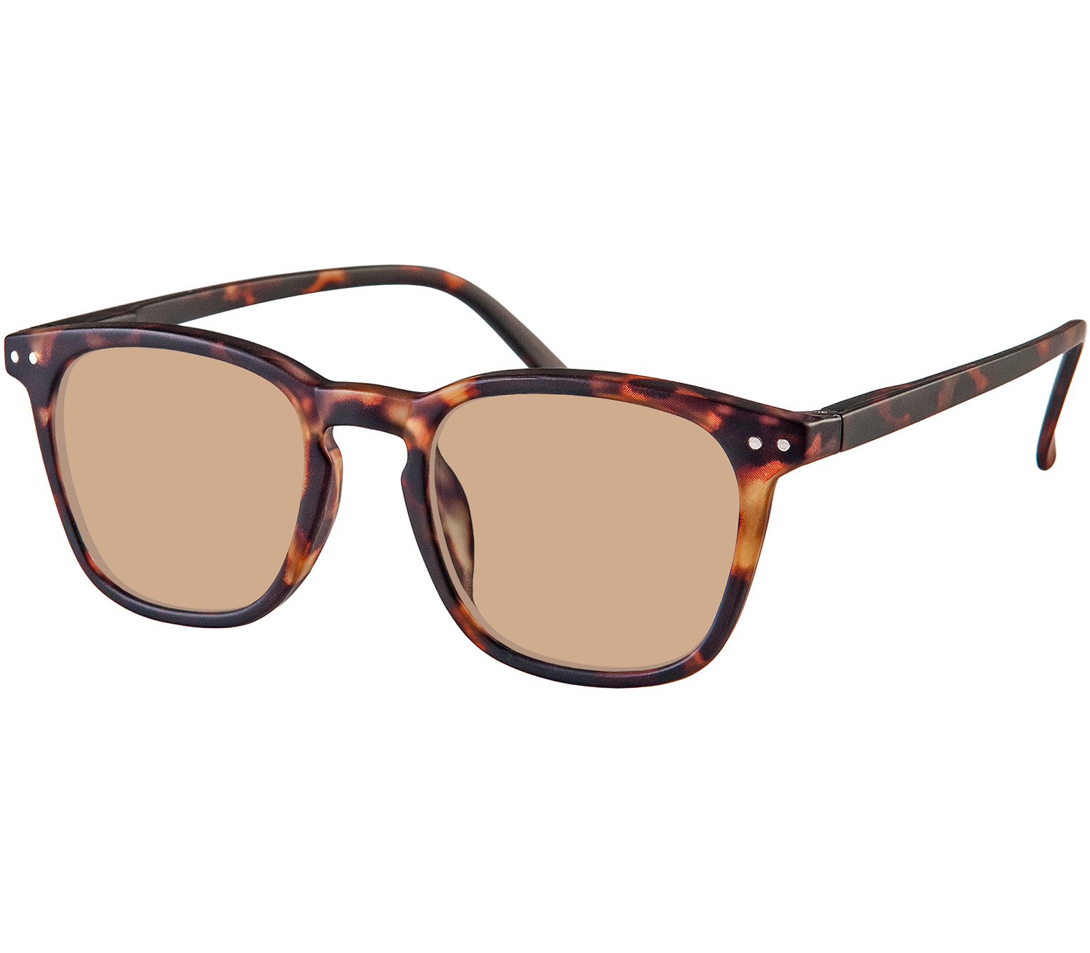 Main Image (Angle) - Torino (Tortoiseshell) Retro Sunglasses