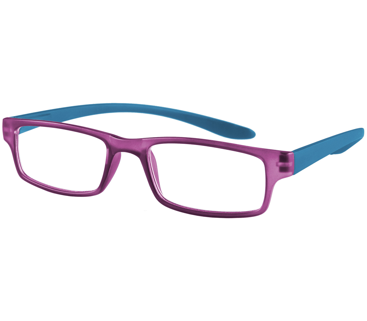 Main Image (Angle) - Swing (Purple) Neck Hanging Reading Glasses