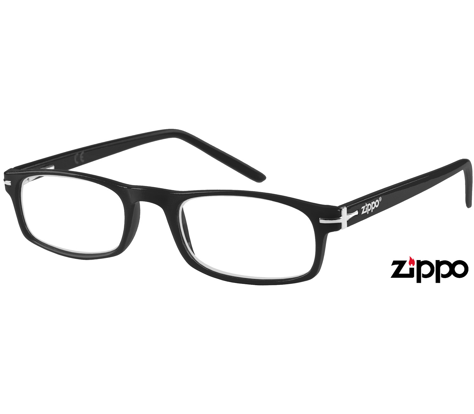Main Image (Angle) - London (Black) Classic Reading Glasses