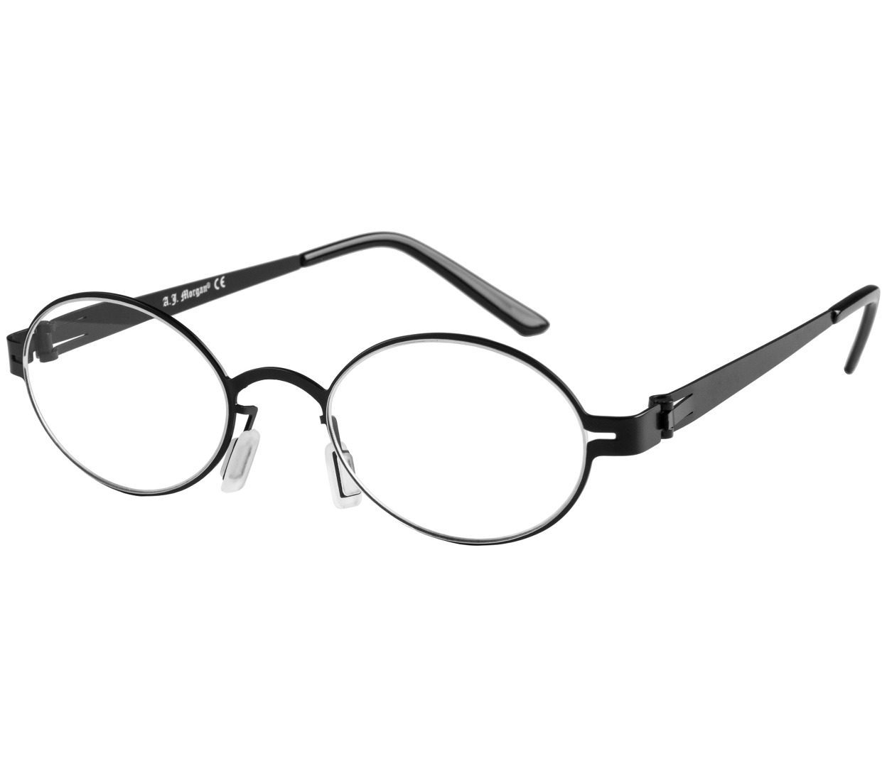 Pensive (Black) Retro Reading Glasses