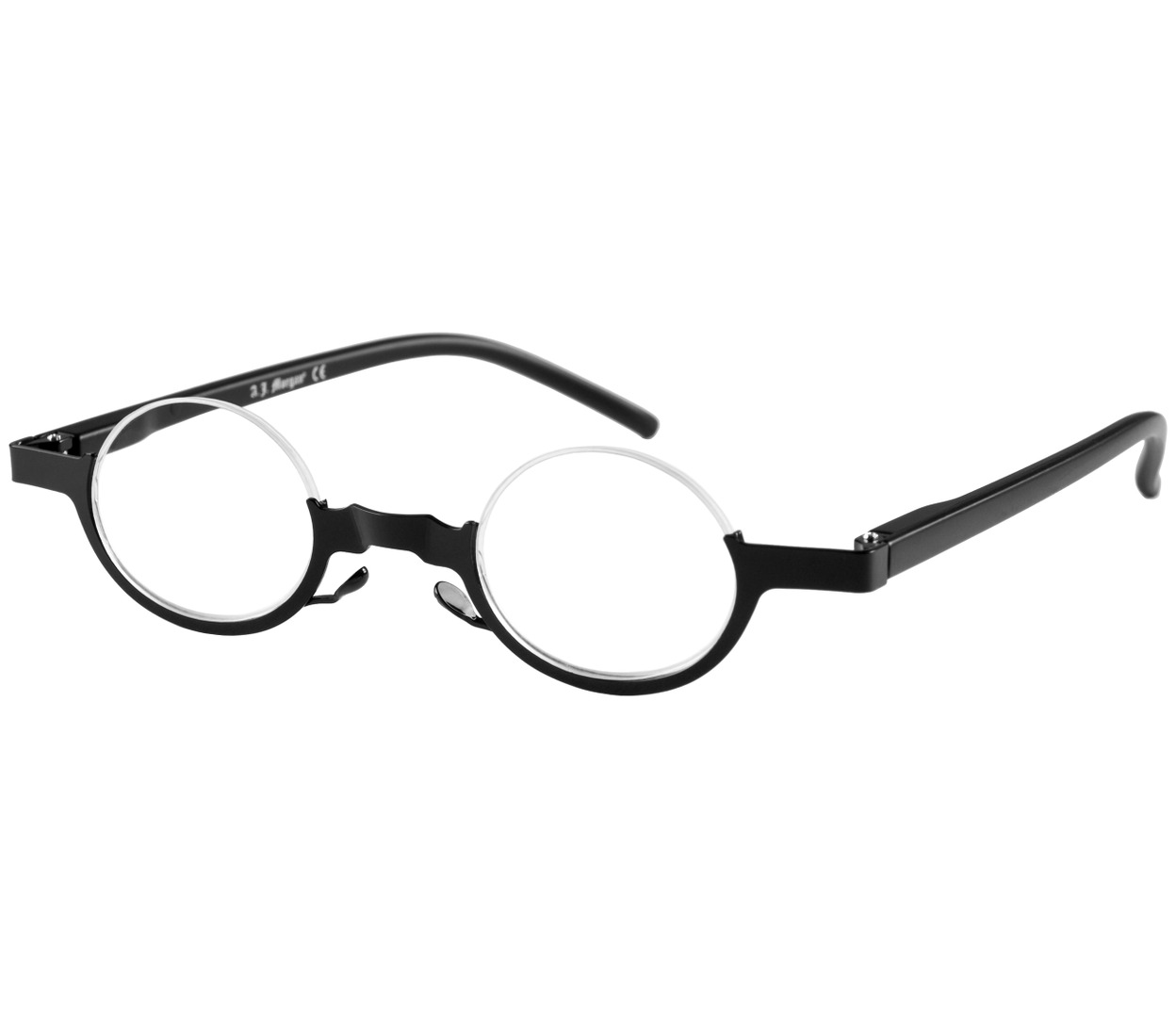 Igloo (Black) Semi-rimless Reading Glasses