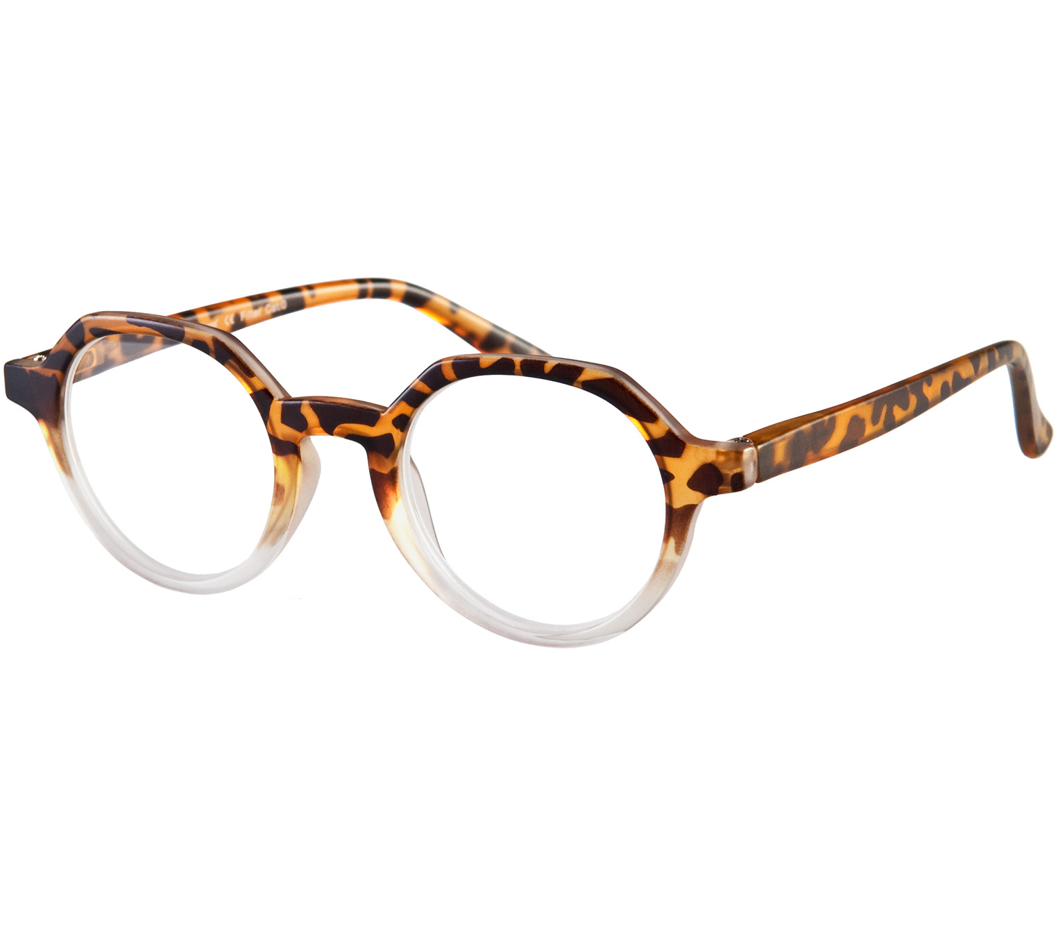 Main Image (Angle) - Montrose (Tortoiseshell) Retro Reading Glasses
