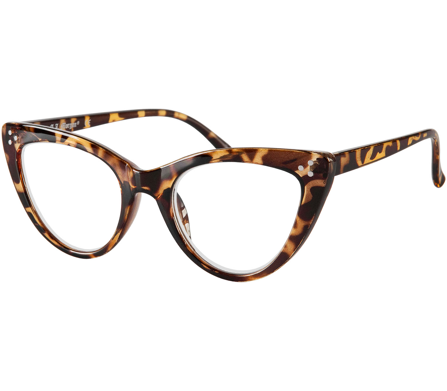 Main Image (Angle) - Valerie (Tortoiseshell) Cat Eye Reading Glasses