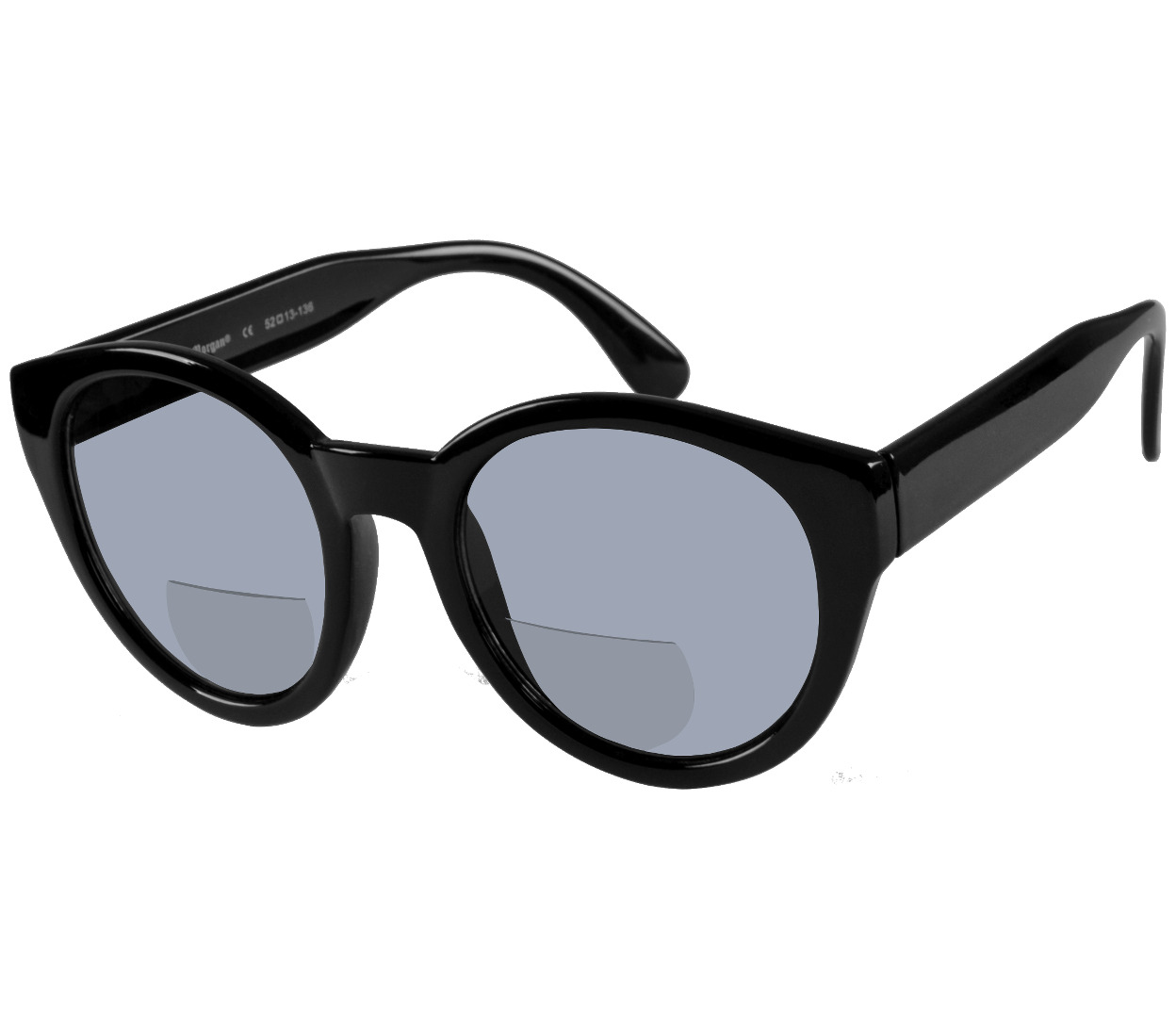 Main Image (Angle) - Coco (Black) Bifocal Sun Readers