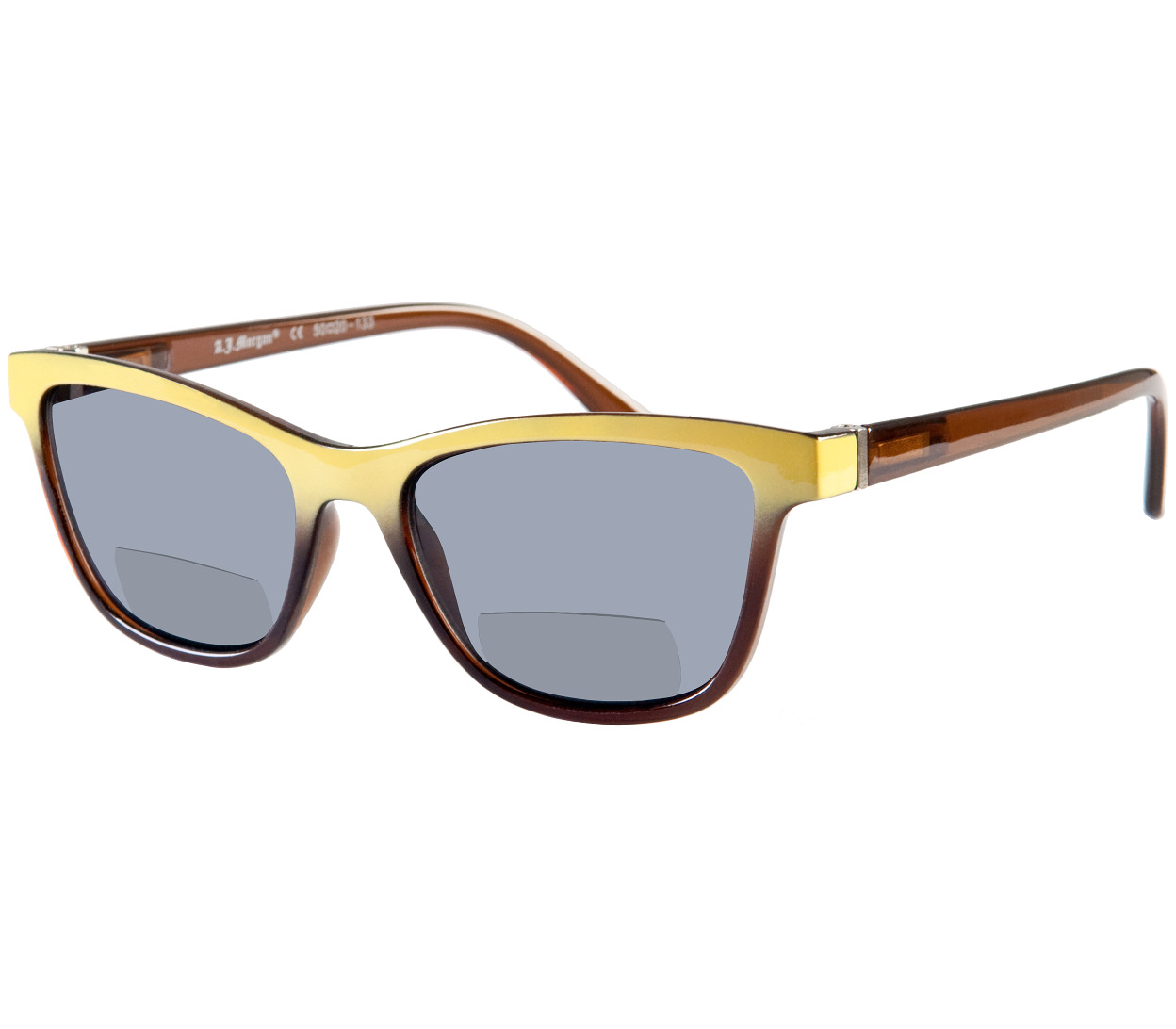 Main Image (Angle) - Meryl (Brown) Bifocal Sun Readers