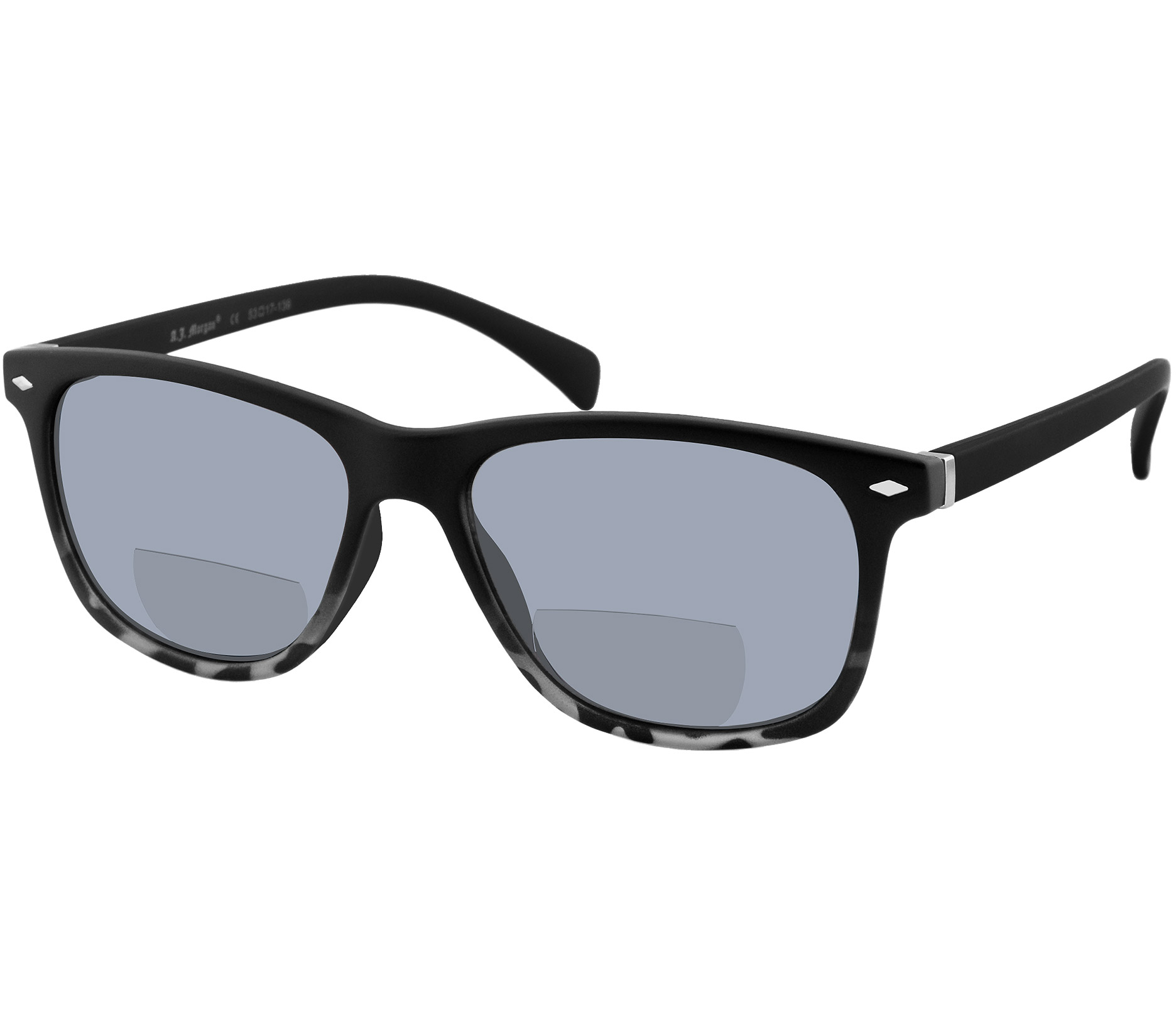Main Image (Angle) - Capri (Black) Bifocal Sun Readers