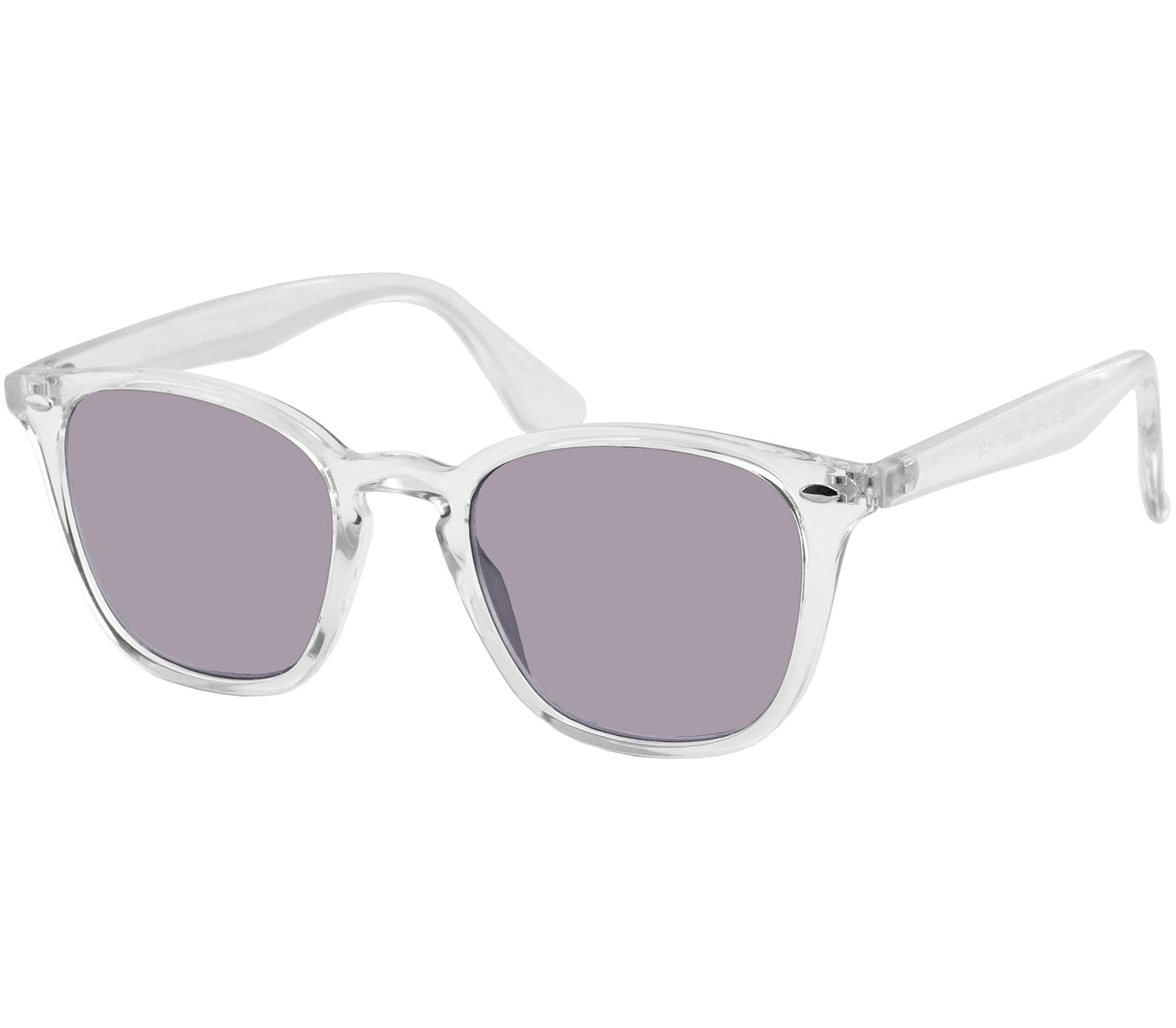 Main Image (Angle) - Primo (Clear) Retro Sun Readers