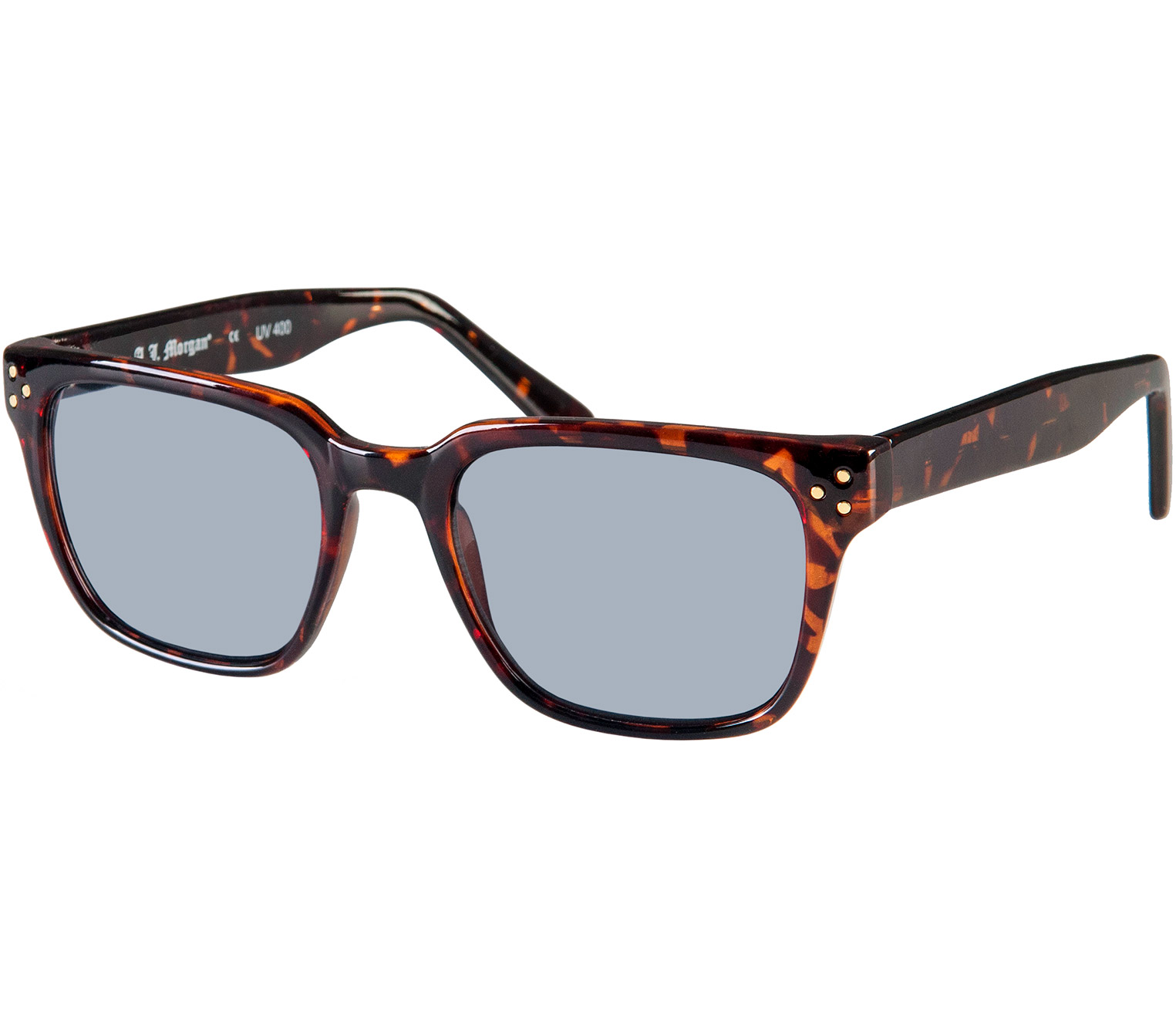 Main Image (Angle) - Morgan (Tortoiseshell) Retro Sun Readers