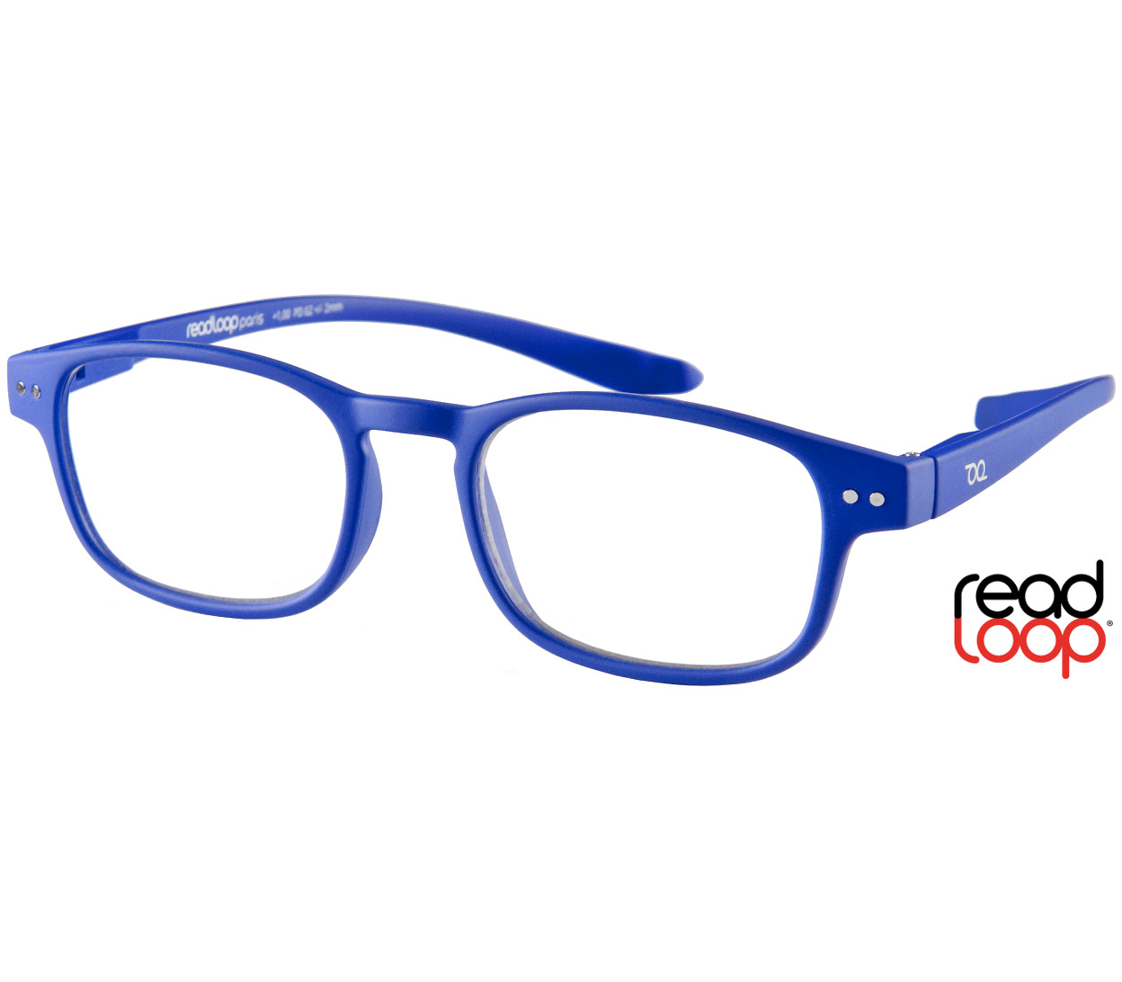 Main Image (Angle) - Manta (Blue) Classic Reading Glasses