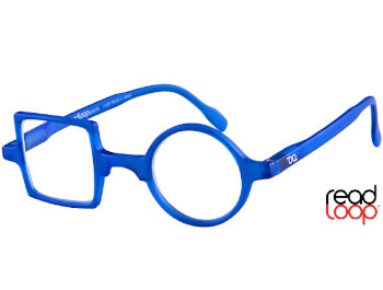 Patchwork (Blue) Retro Reading Glasses