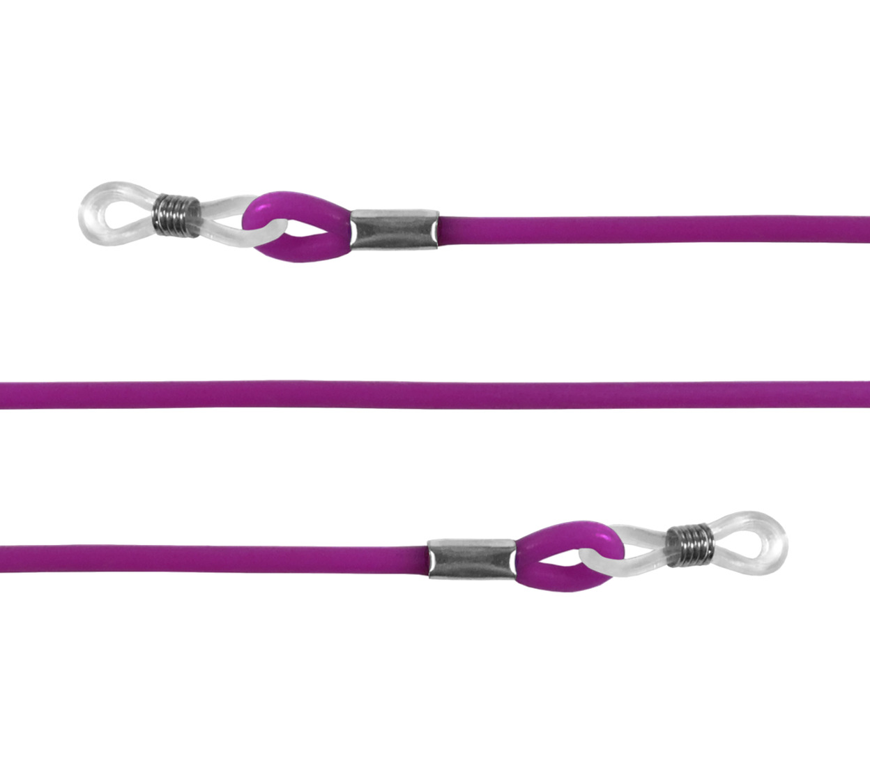 Main Image (Angle) - Loopy (Purple) Glasses Cords Accessories