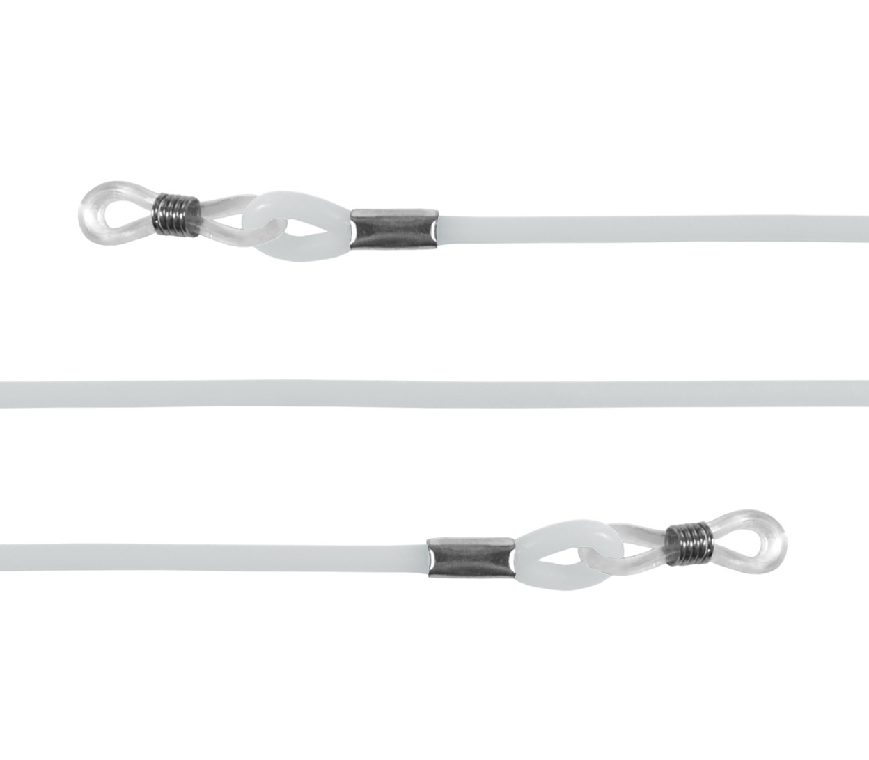 Main Image (Angle) - Loopy (Clear) Glasses Cords Accessories