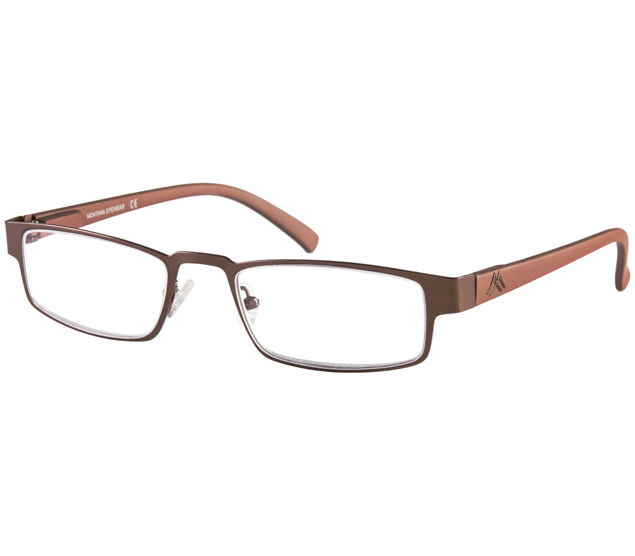 Main Image (Angle) - Melbourn (Brown) Classic Reading Glasses