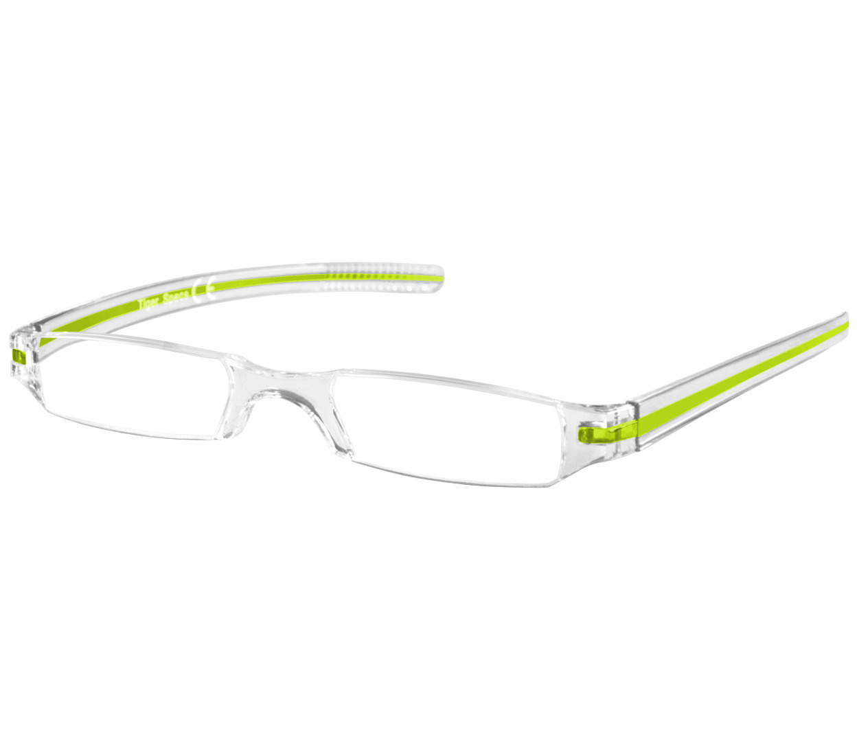 Main Image (Angle) - Soda (Green) Tube Reading Glasses