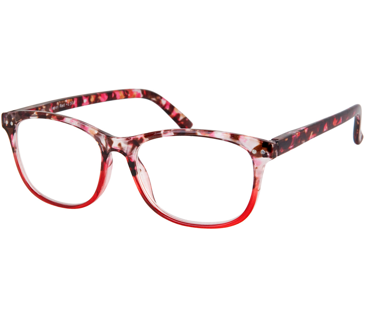 Main Image (Angle) - Aspen (Red) Fashion Reading Glasses