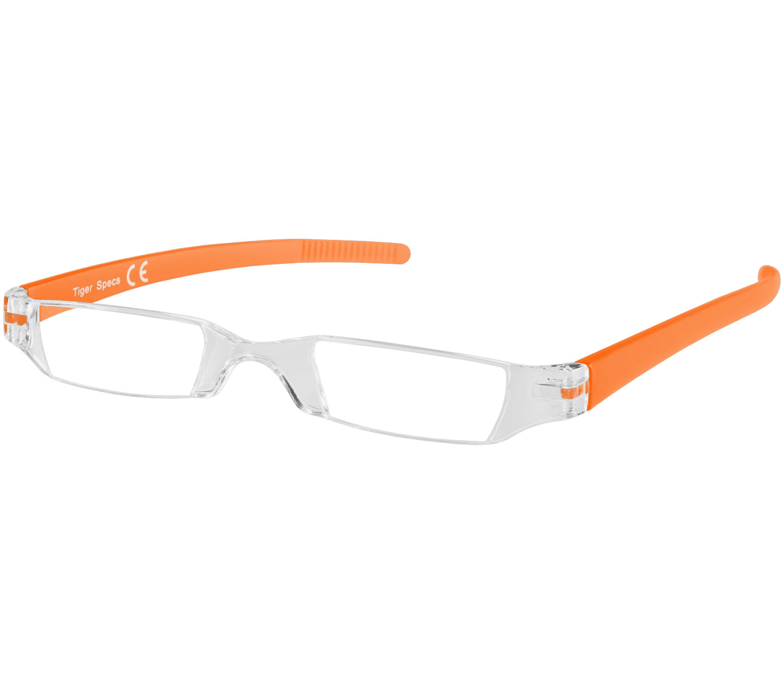 Main Image (Angle) - Pop (Orange) Tube Reading Glasses