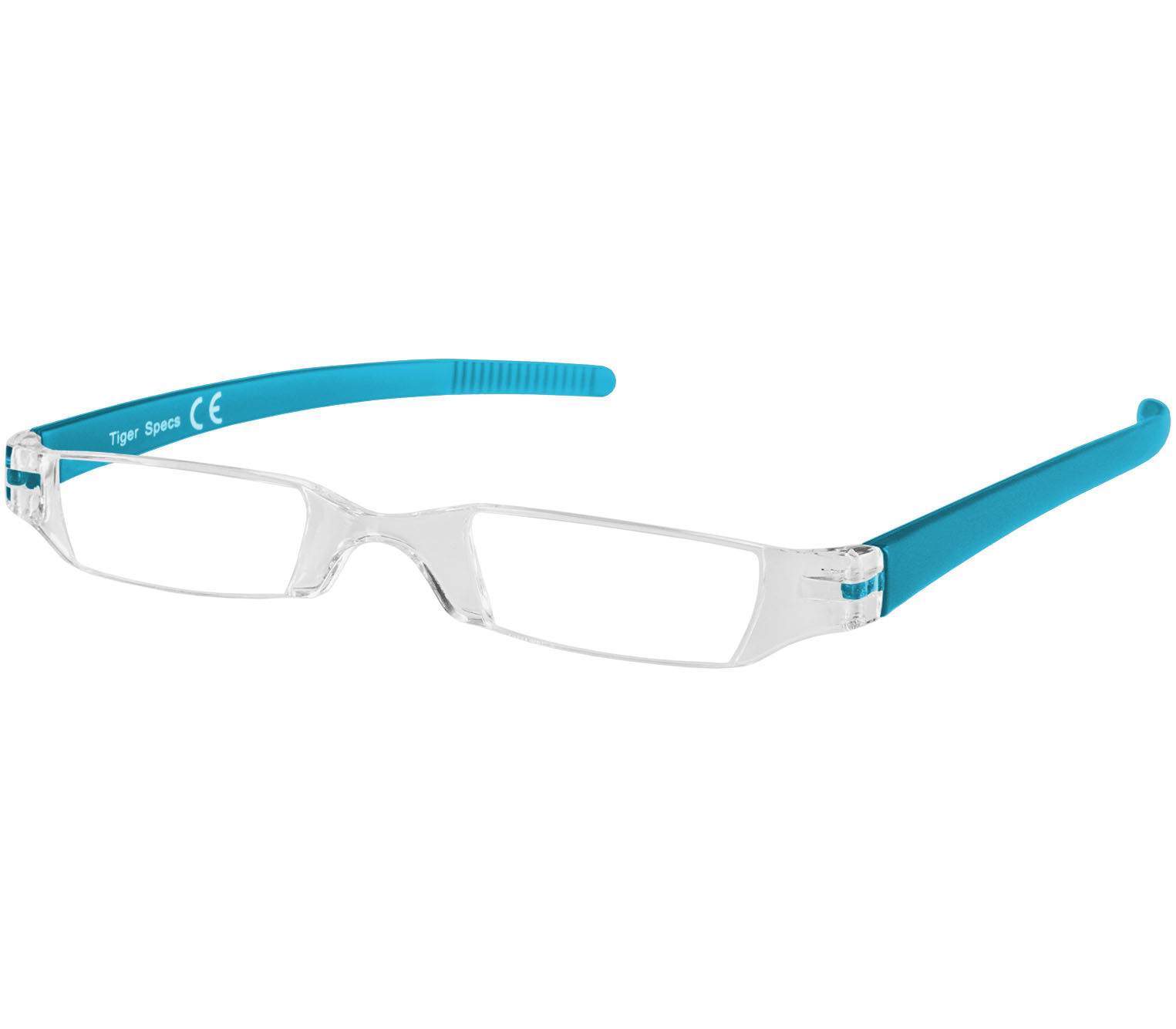 Main Image (Angle) - Pop (Blue) Tube Reading Glasses