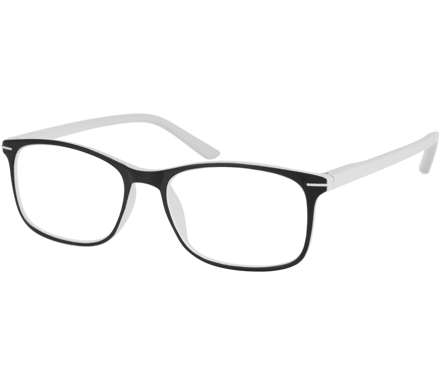 Main Image (Angle) - Jazz (White) Classic Reading Glasses