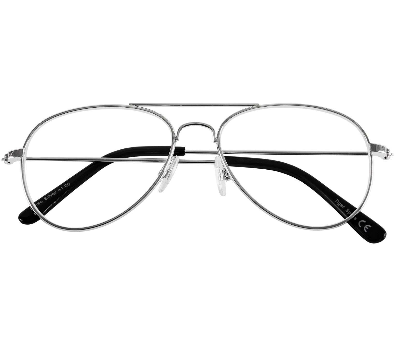 Mateo (Silver) Reading Glasses - Tiger Specs