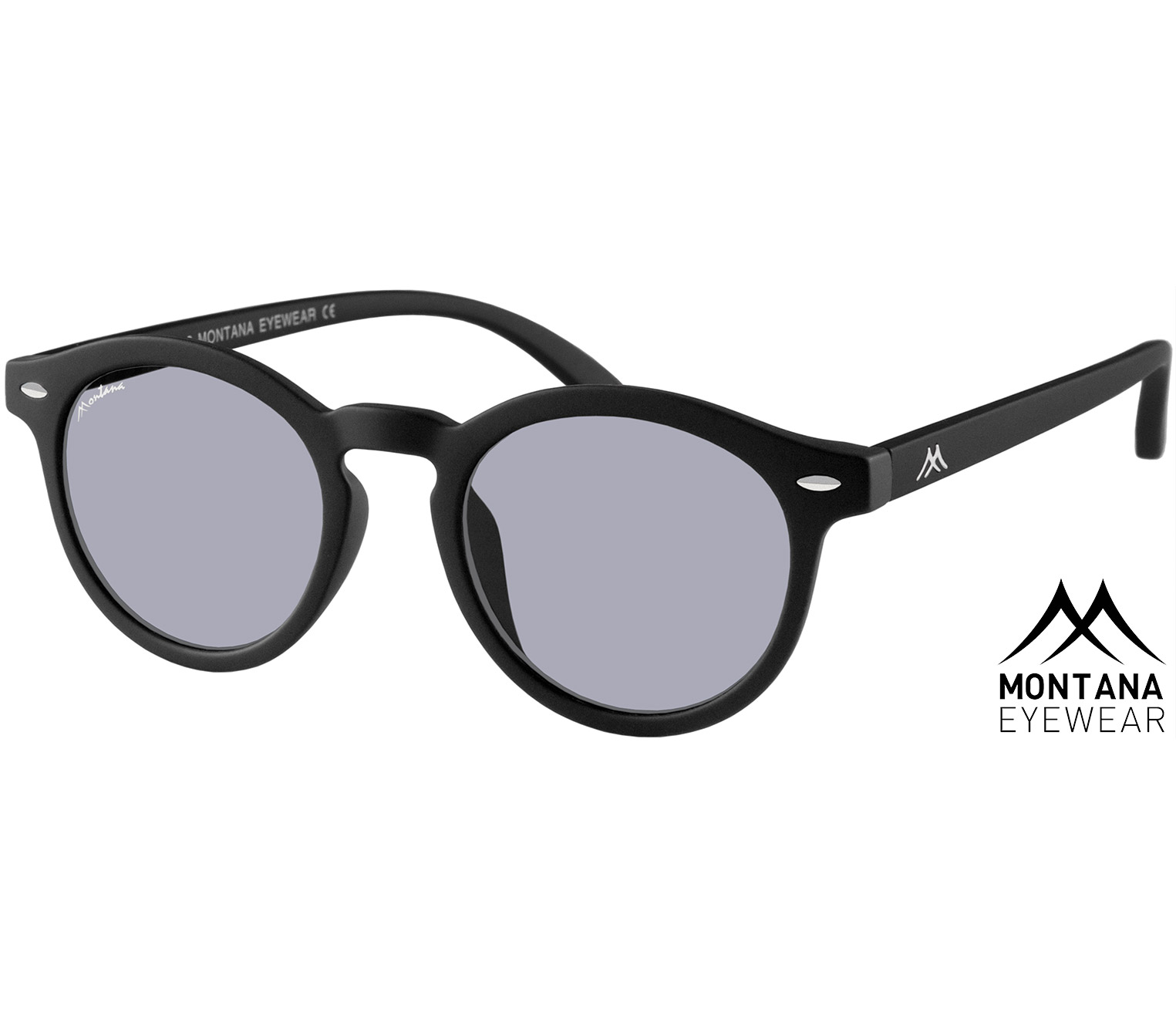 Main Image (Angle) - Drift (Black) Retro Sunglasses