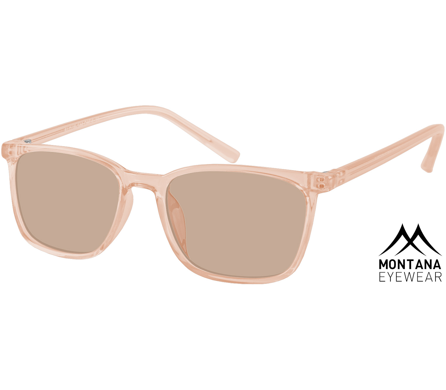 Main Image (Angle) - Samba (Orange) Retro Sunglasses