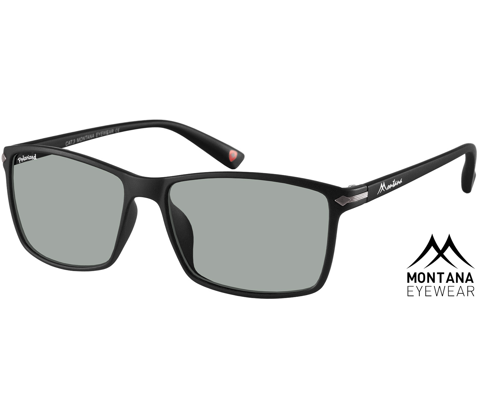 Main Image (Angle) - Horizon (Black) Classic Sunglasses