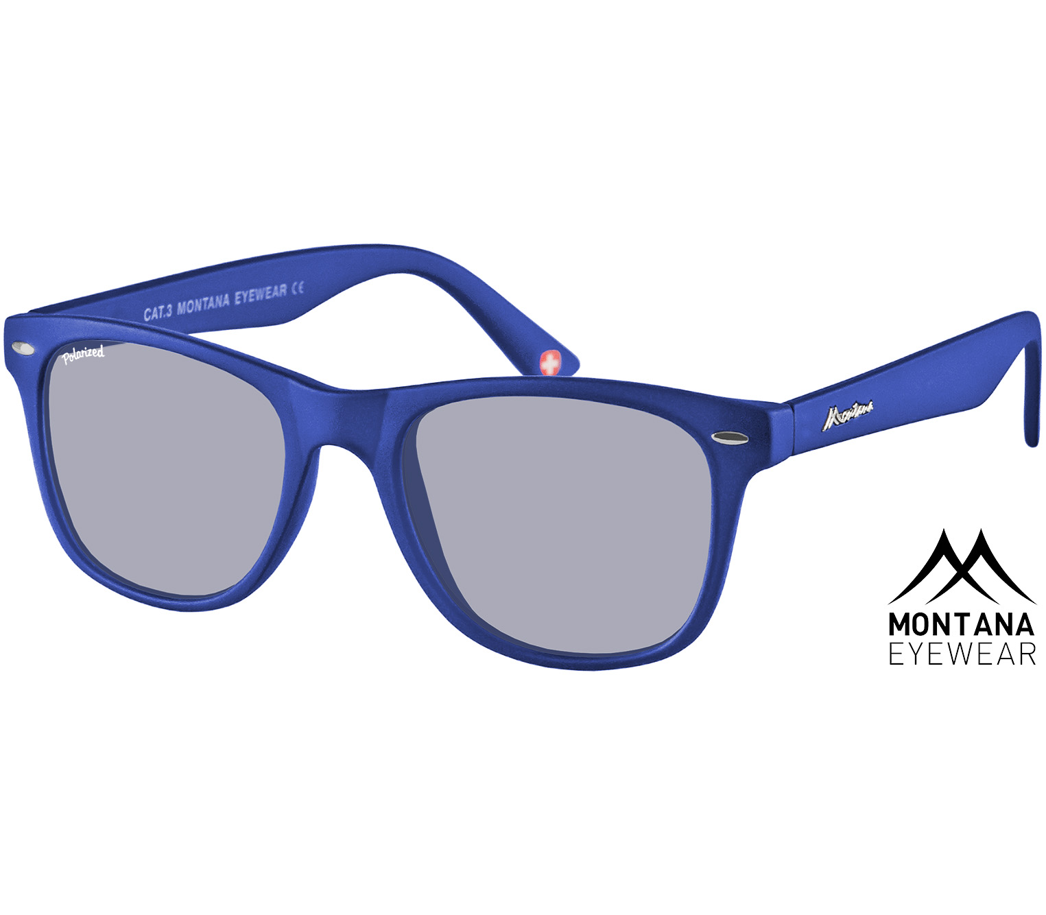 Main Image (Angle) - Oasis (Blue) Wayfarer Sunglasses