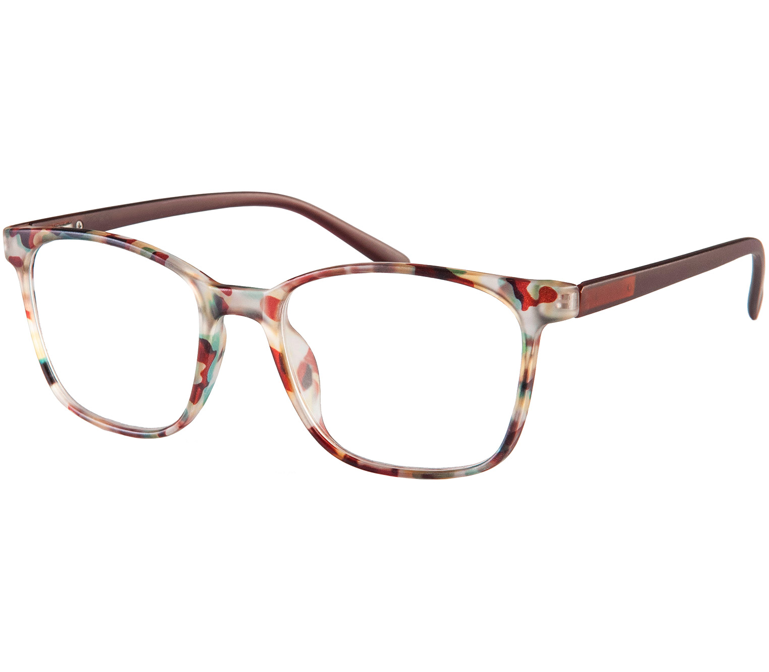 Main Image (Angle) - Artist (Multi Tortoise) Retro Reading Glasses