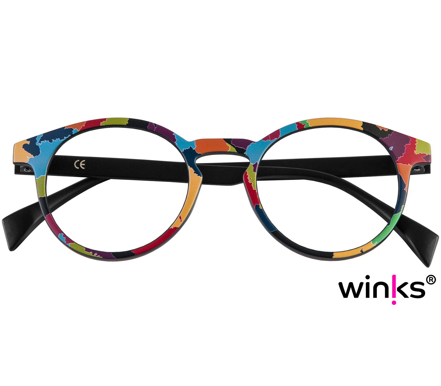 Fantasy Multi-coloured reading glasses