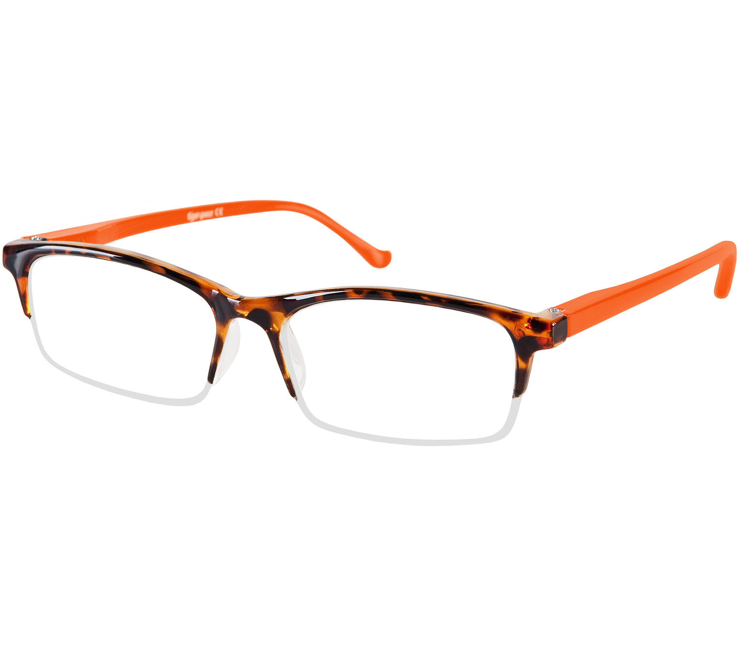 Main Image (Angle) - Yoyo (Orange) Reading Glasses